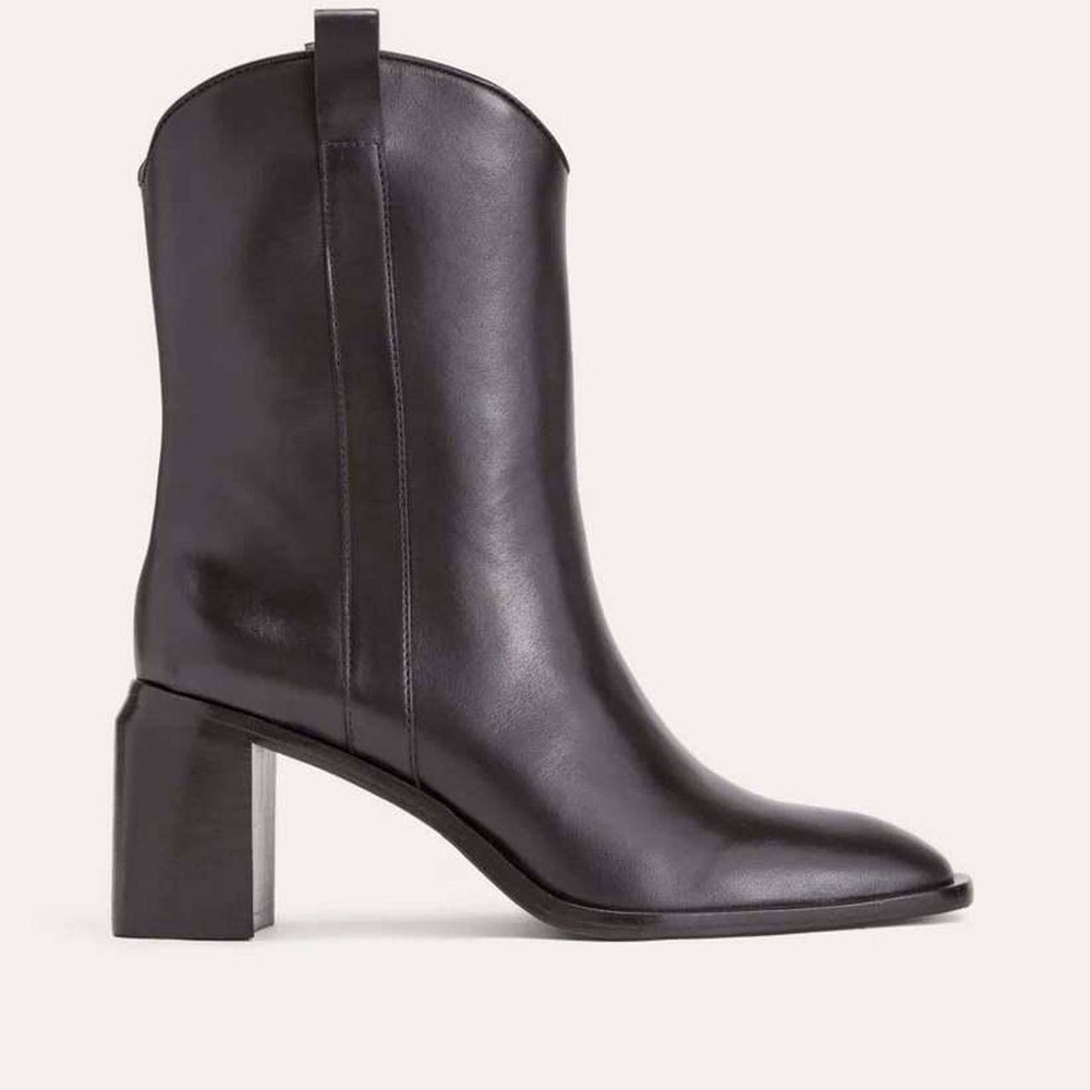 Everlane The Outlaw Boot Black Leather Size 10.5 NEW